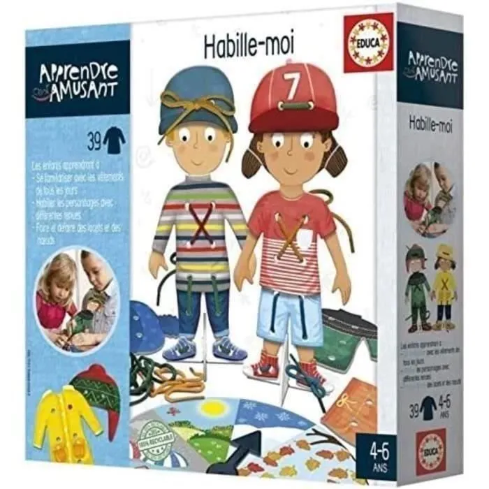 Jeu d'apprentissage - EDUCA - Habille-Moi-0