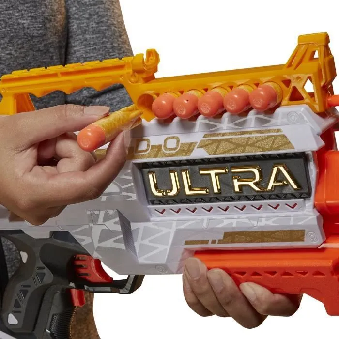 NERF - Ultra - Dorado - Blaster motorisé - accents dorés - recharge rapide - 12 fléchettes-1