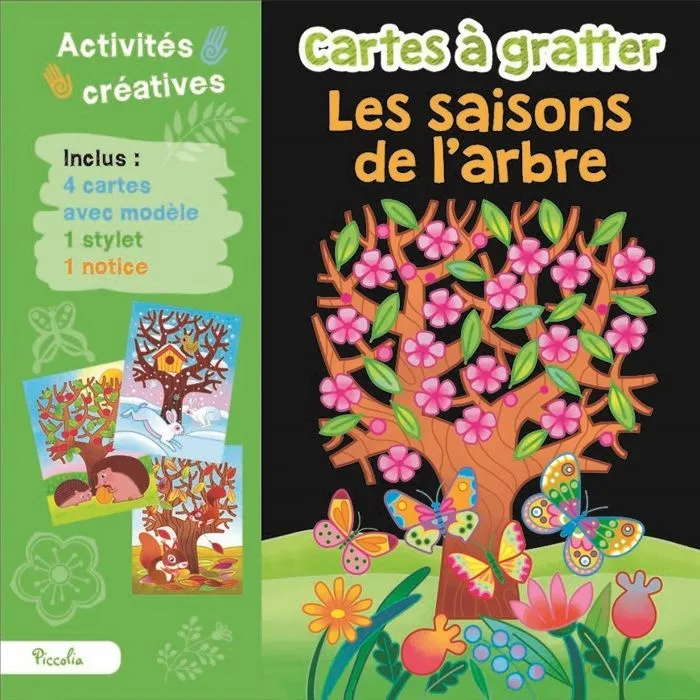 Piccolia - Cartes à gratter Les saisons de l'arbre - DAPHNE-0