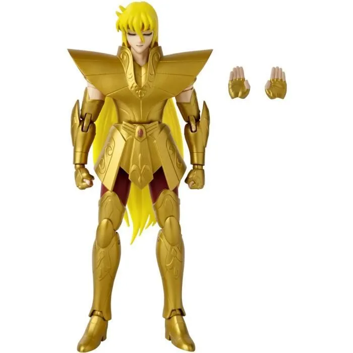 Figurine BANDAI Anime Heroes Saint Seiya Chevalier d'Or Shaka de la Vierge 17cm articulée-1