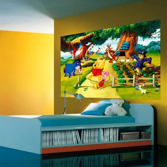 Poster XXL - Disney - Winnie l'Ourson - H 115 x L 160 cm - Décoration murale - Anniversaire-2