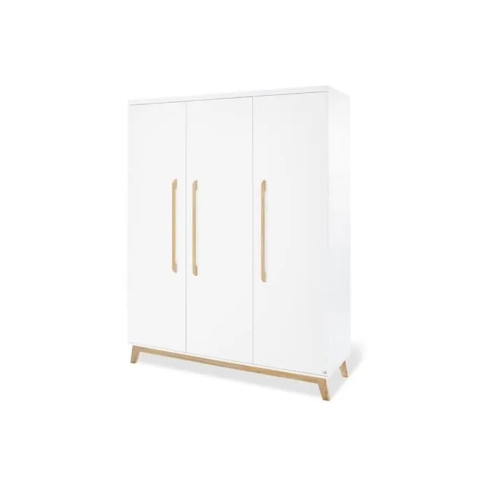 Armoire - PINOLINO - Riva - Enfant - Blanc - Laqué-0