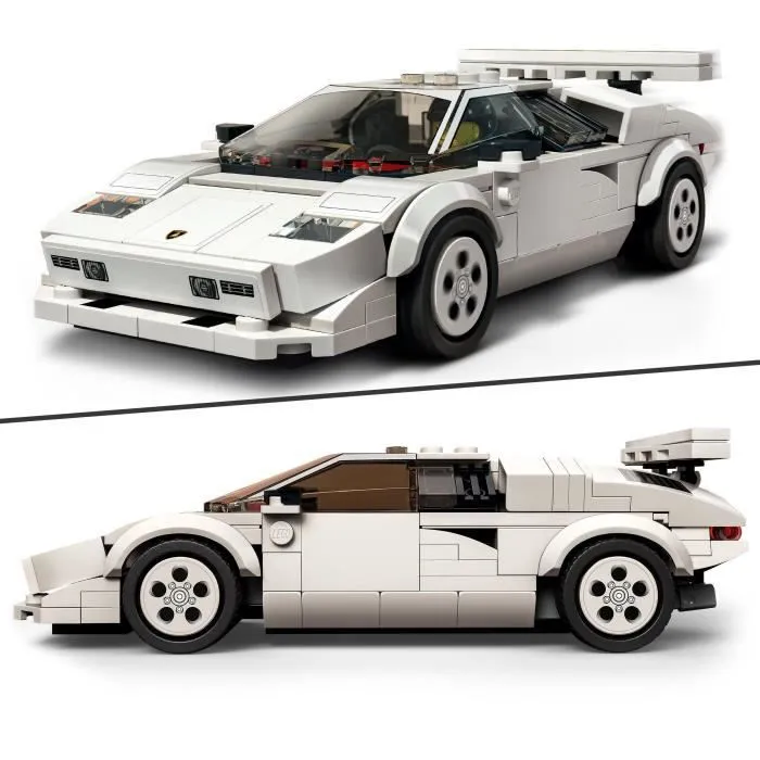 LEGO® 76908 Speed Champions Lamborghini Countach, Jouet modèle de Voiture de Course Pour les Enfants de 8 Ans et Plus-2