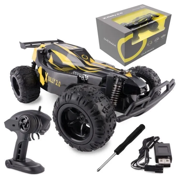 Voiture télécommandée de course tout-terrain - OVERMAX - X-Rally 2.0 - Suspension adaptée - 25 km/h-0