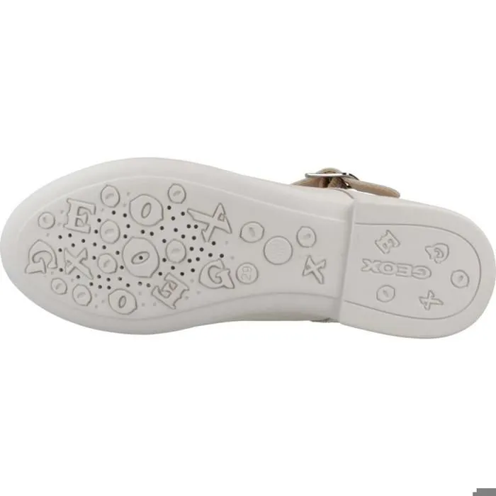 Ballerines Geox J4555C 00044 C1000 Blanc Fille - Cuir - Enfant-5