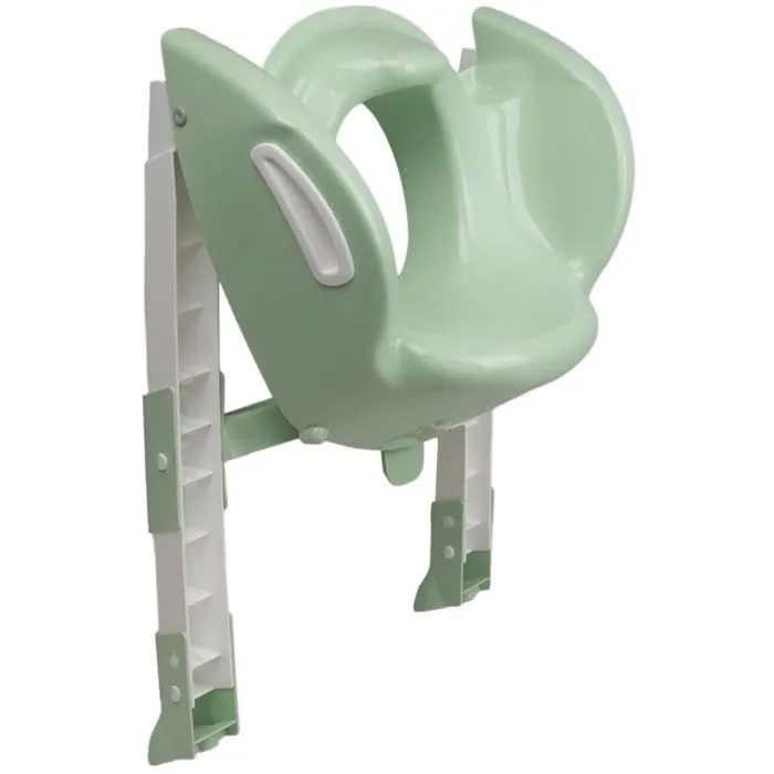 Réducteur WC - THERMOBABY - KIDDYLOO - Vert Céladon - Ajustable-3