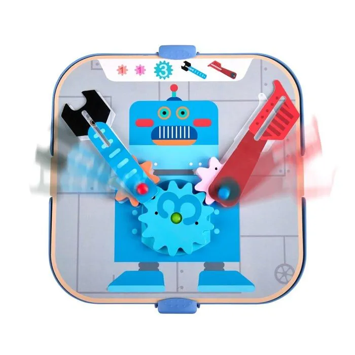 Hape - E1065 - Jeu d'Engrenages et de Construction, , Multicolore, Medium-2