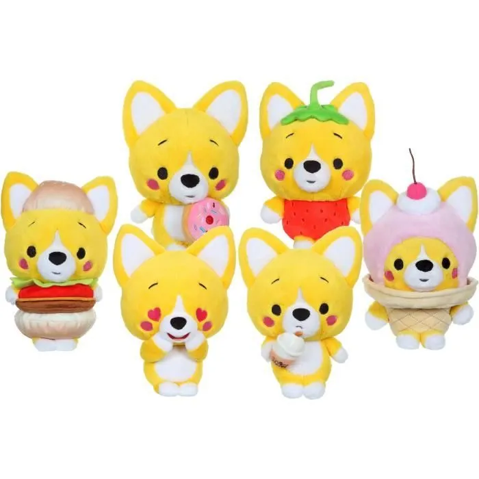 Peluche Little Corgi Cuties - GIPSY TOYS - 20 cm - Bubble Tea-1