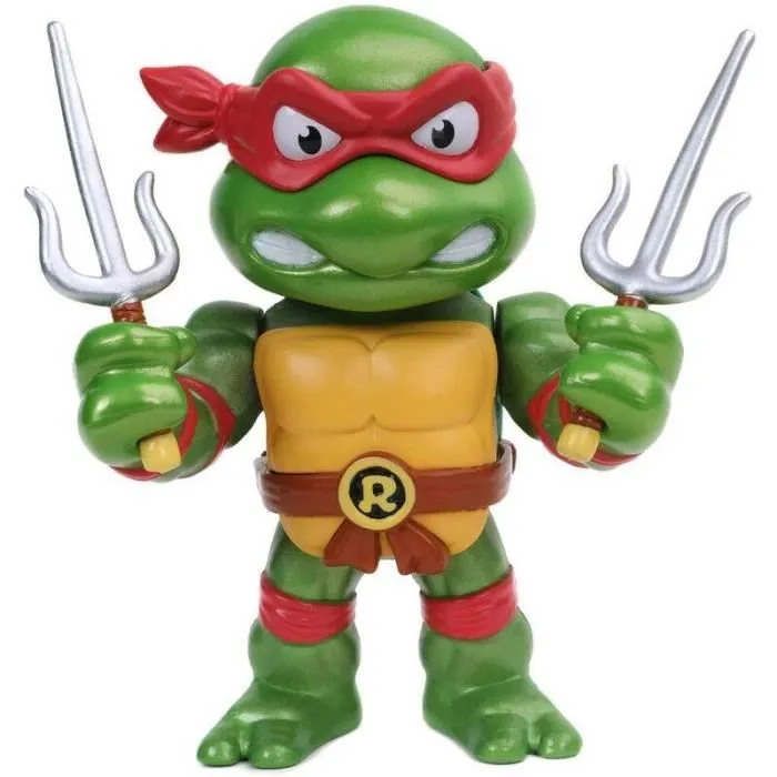 Figurine Ninja Turtles Raphael metalfigs 10cm - Marque Ninja Turtles - Couleur Noir-2
