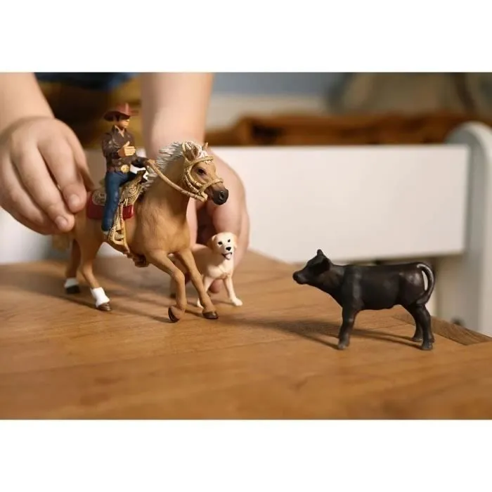 SCHLEICH - Aventures d'équitation Western - 42578 - Gamme Farm World-1