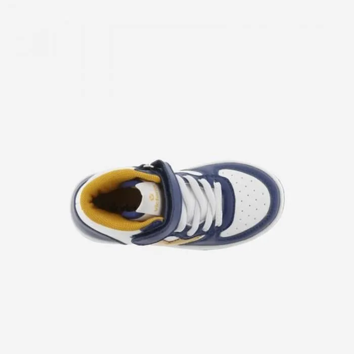 Basket Montante Enfant Victoria - VICTORIA - 1124112 - Argent - Scratch - Lacets - Rond - Plat-3