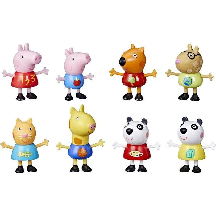 Marque - Pack De 8 Figurines Peppa Pig marque-0