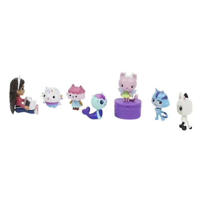 Gabby et la Maison Magique - Coffret de figurines Deluxe - Figurine Gabby + 6 Figurines De Chat + 1 Accessoire Surprise-3