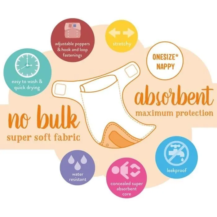 Bambino NKSOX MIX2 Mio Miosolo Pack de Couches Lavables Mixte-1