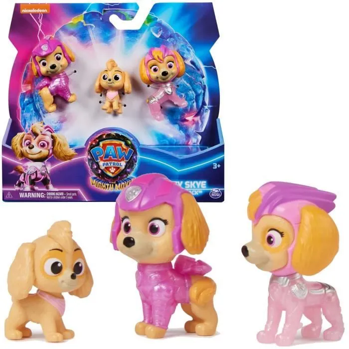 Jouet - SPIN MASTER - Skye Mighty Figures Set - Rose - Mixte - Bébé - 3 ans et plus-0