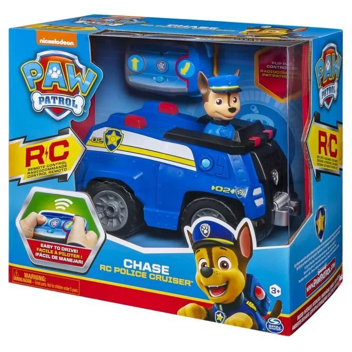 Véhicule radiocommandé Chase - PAW PATROL - Technologie 2,4 Ghz - Adapté aux petites mains-4