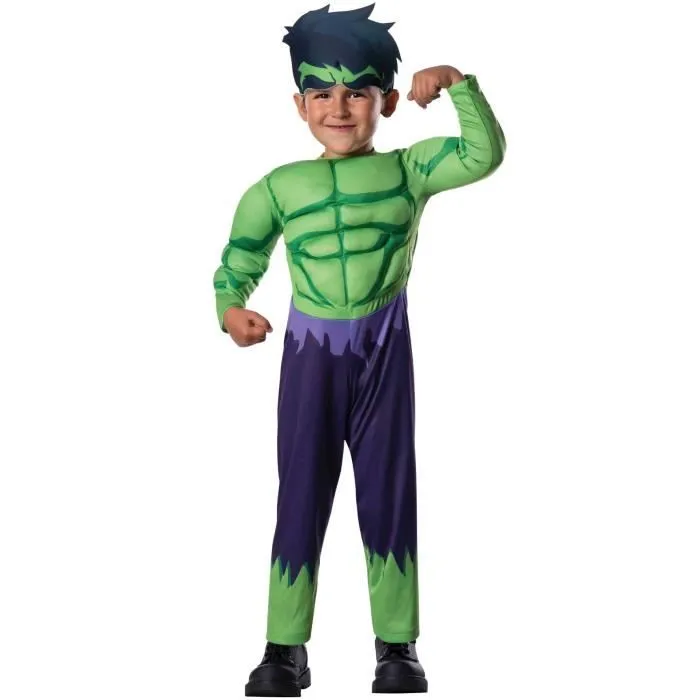 Déguisement Hulk Preschool bébé - RUBIE'S - Hulk Preschool - Noir - 12 mois - Enfant-0