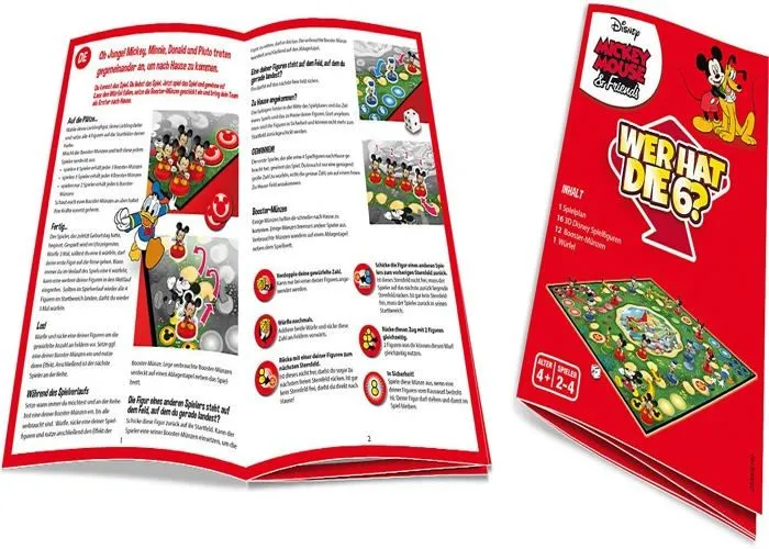 Jeu de societe - jeu de plateau - 22501060 - Disney Mickey Mouse - Friends - Wer hat die 6-2