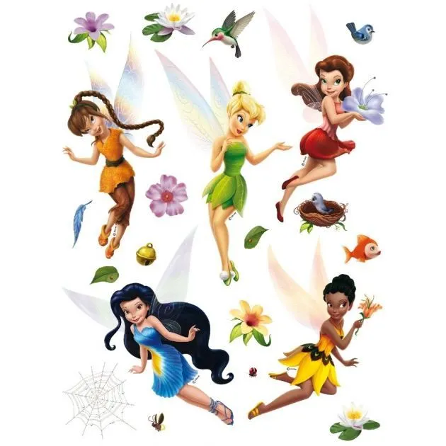 Maxi stickers muraux Fée Clochette Disney Fairi…-0