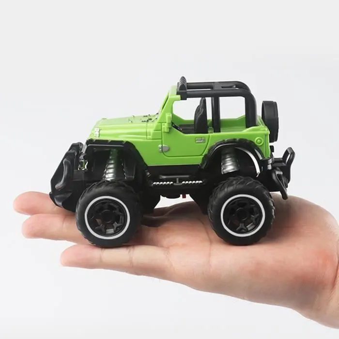 INN® Voiture télécommandée puissante rapide jouet enfant 4x4 contrôle distance sans fil extérieur intérieur cadeau Noël Anniversaire-2