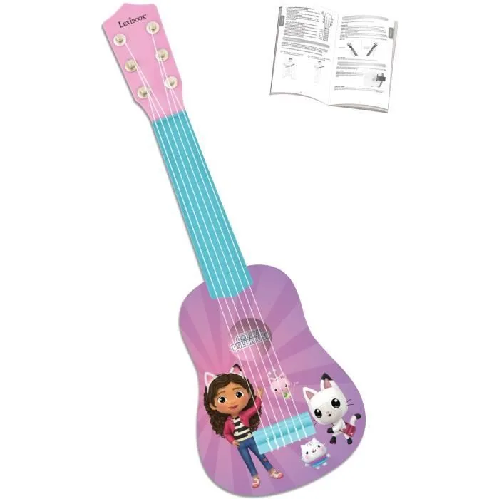 Lexibook - Ma Première Guitare Gabby et la maison magique - 53cm - Guide d'apprentissage inclus-1
