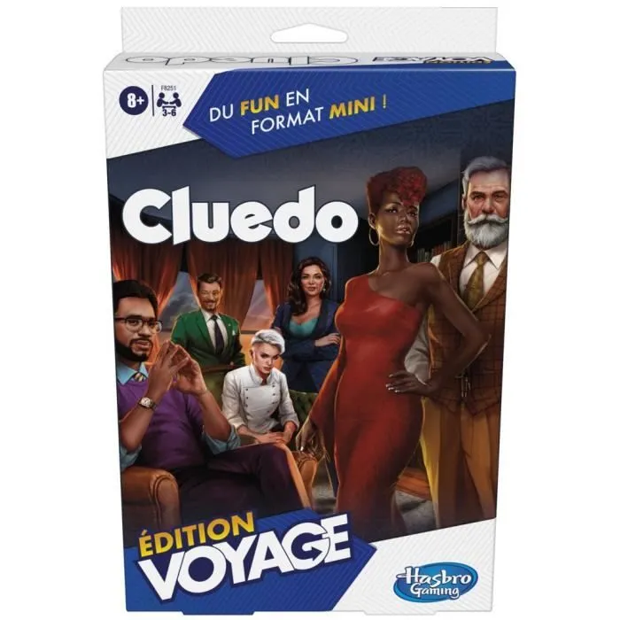 Cluedo Voyage, jeu de société de voyage pour 3 à 6 joueurs, jeu de voyage, Dès 8 ans, Hasbro Gaming-5