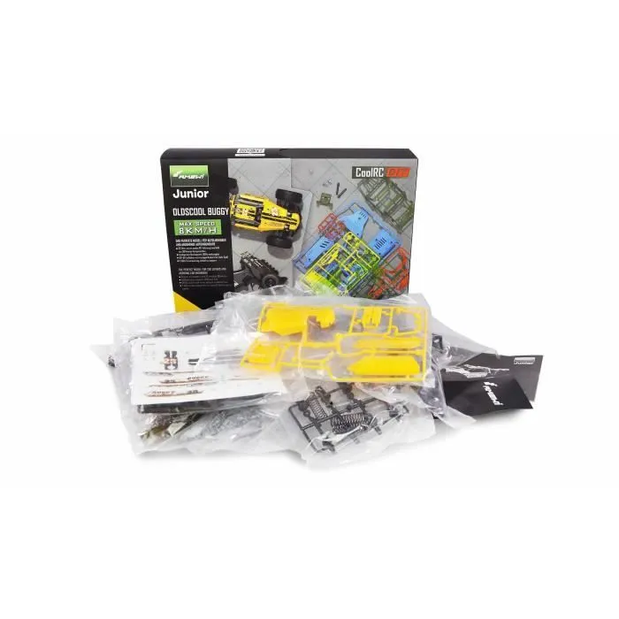 Buggy AMEWI CoolRC DIY Oldscool 2WD 1:18 - Jaune - 63 pièces-3