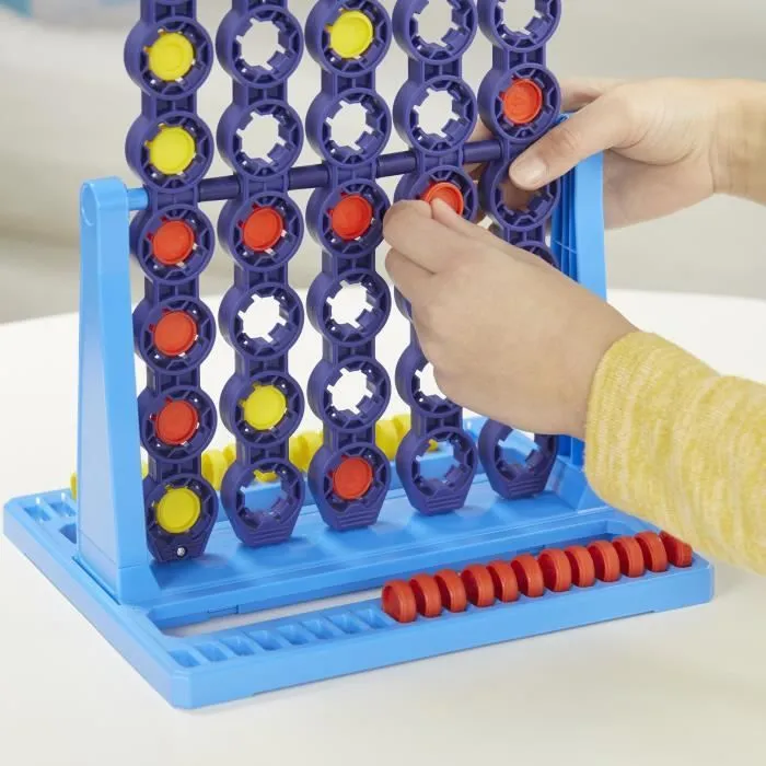 Puissance 4 Spin avec grille tournante, jeu de sociéré, pour 2 joueurs, pour enfants à partir de 8 ans-2