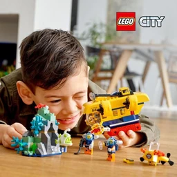 LEGO® City 60264 Le sous-marin d’exploration, Jeu de Construction avec Mini-figurines, Idée Cadeau et Jouet pour Enfants 5 ans et +-5