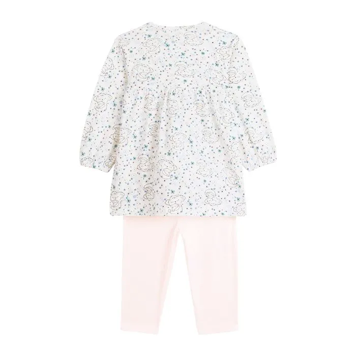 Ensemble robe et legging bébé fille Mini Koala-0