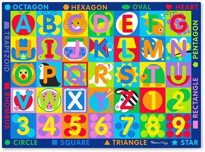 Melissa & Doug - Tapis géant ABC-123-0