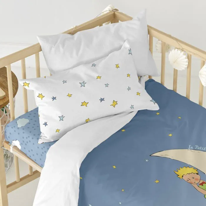 Parure housse de couette 2 pièces La lune 115x145 cm (Lit Bébé)-2