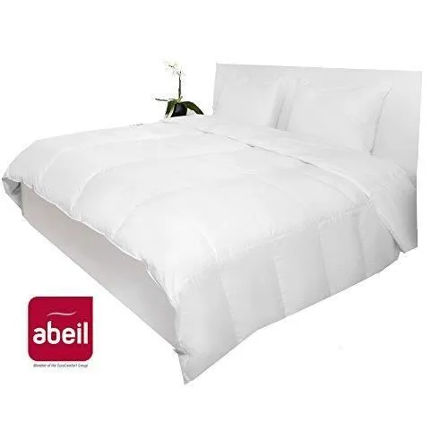 Couette Prestige Quallofil Allerban Chaude - ABEIL - 140 x 200 cm - Coton - Blanc-2