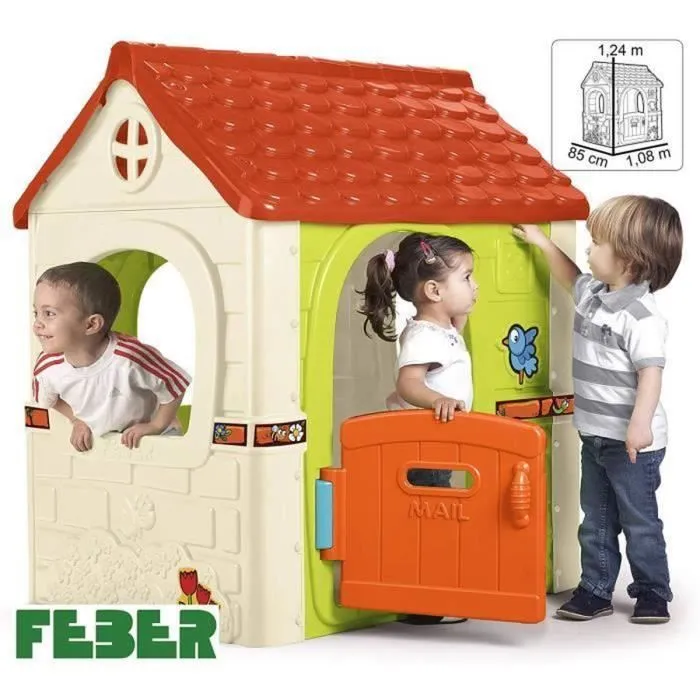 FEBER - FEH06 - Maison de jardin Enfant Fantasy Anti UV- Avec Porte - à partir de 2 ans-3