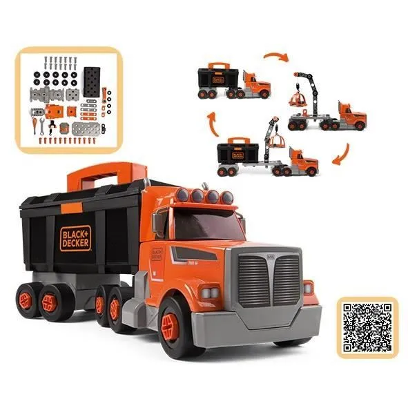 SMOBY - BLACK + DECKER - B+D CAMION BRICOLO-0