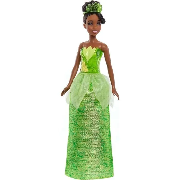 Tiana Poupée 29 cm, Mattel Poupée Disney Princesses habillage et accessoires HLW04-5