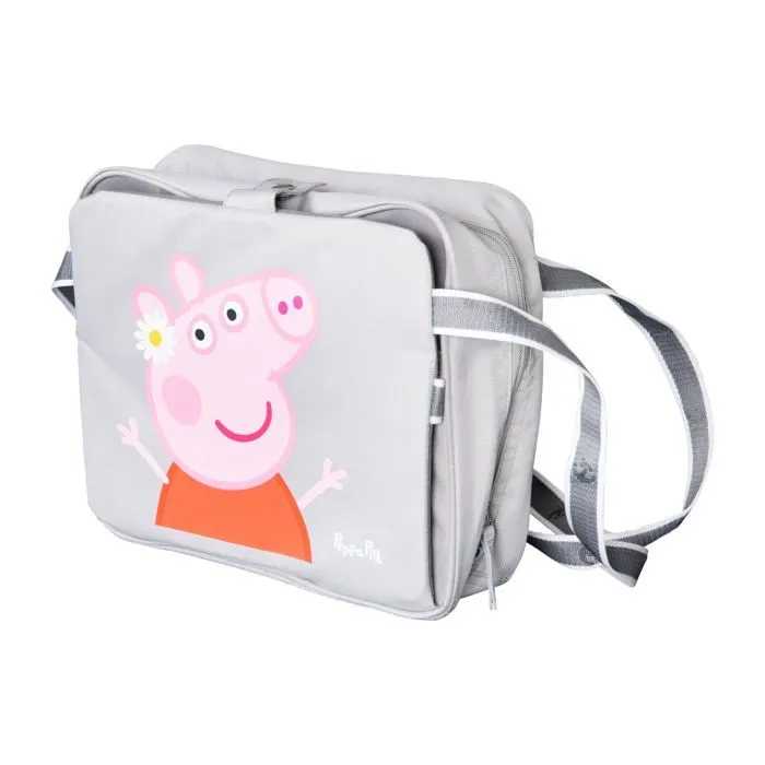 Rehausseur de Chaise pour Bébé de 6 à 36 Mois - ROBA Peppa Pig - avec Coussin Gonflable - Gris-2