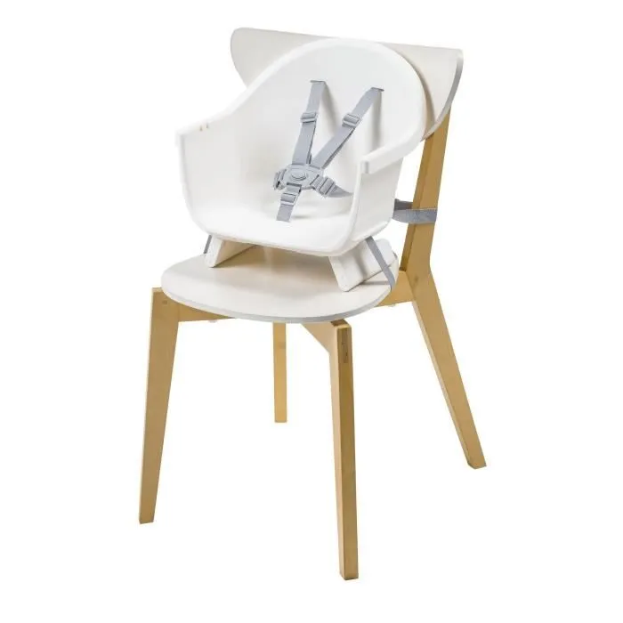MAXI-COSI Moa Chaise haute bébé évolutive 8 en 1, Chaise haute/Réhausseur/Tabouret/Bureau, De 6 mois à 5 ans, Beyond White2 Eco-5