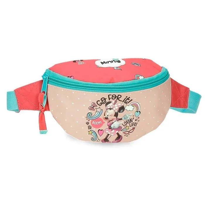 Banane Disney - 4724621 - Minnie Lovin Life Sac Banane Multicolore 27 x 11 x 6,5 cm Microfibre, Multicolore, Sac Banane-0