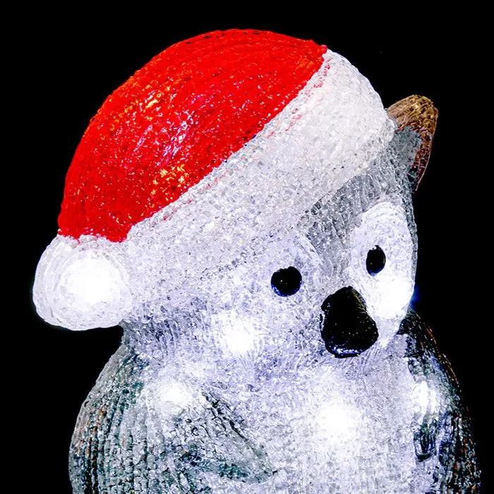 Hibou lumineux extérieur H24cm 20 LED + transfo Feeric lights & christmas-2