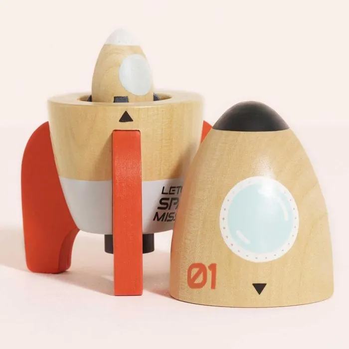 Jouet - Le Toy Van - TV808 - Duo de Fusées - Bois FSC - 3 à 8 ans - Mixte-1