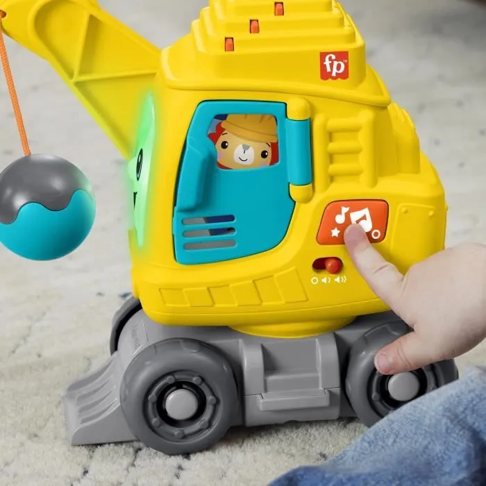 Fisher-Price-La Calculo’Grue-Blocs avec effets sonores et lumineux HXF48-4