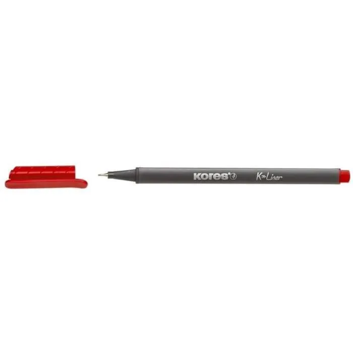 12 Feutres K-Liner Assorties 0.4 Mm - Kores-1