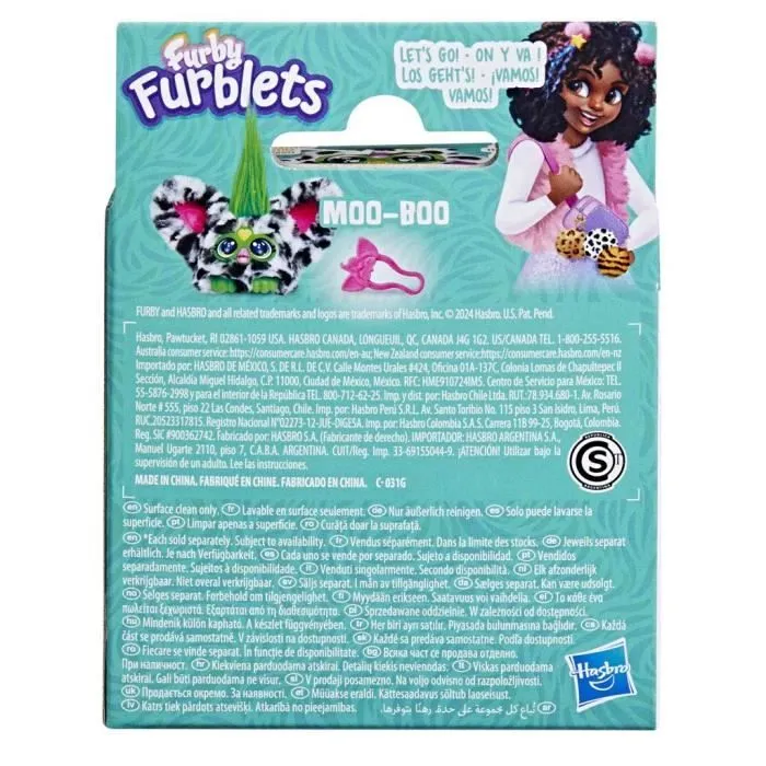 Furby Furblets Moo-Boo, Mini peluche électronique pour filles et garçons, plus de 45 sons, à partir de 6 ans, série 4, Hasbro-6