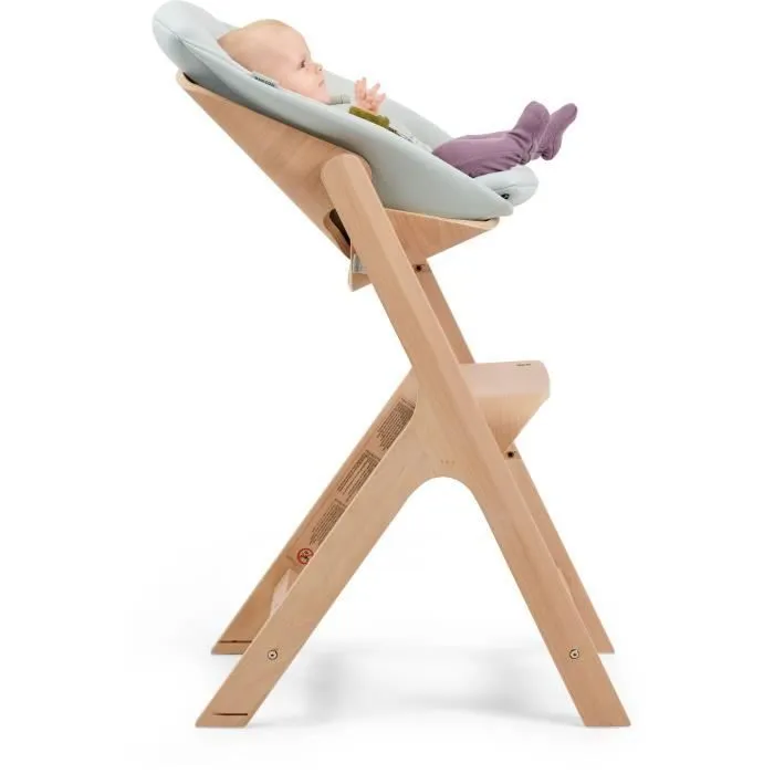 MAXI COSI Kit nouveau-né Chaise haute bois Nesta, De la naissance à 9kg, Beyond Sky Grey-3