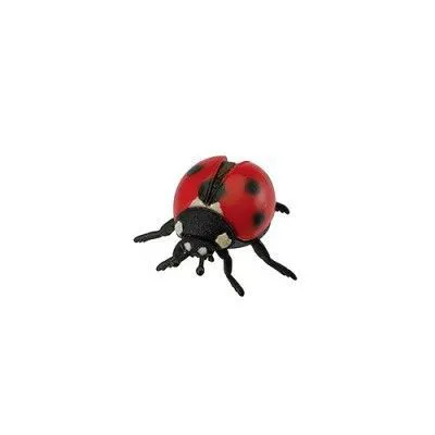 Figurine - Collecta - Coccinelle - Rouge et noir - Enfant - 3 ans-0