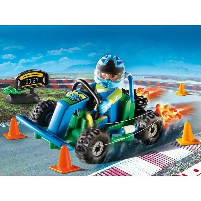 PLAYMOBIL - 70292 - Set cadeau Pilote de kart-1