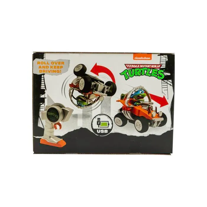 Teenage mutant ninja - 71136 - Turtles- Leonardo Voiture TMNT Télécommandée Leo's Roll Over RC Classique,-3