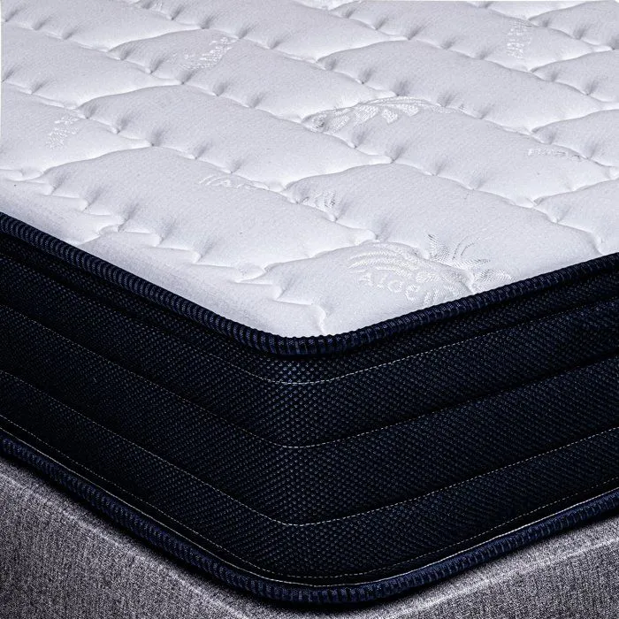 Matelas 140x190 cm, BestConfort, 20cm, mousse mémoire de forme, indépendance du couchage, face été/hiver-1