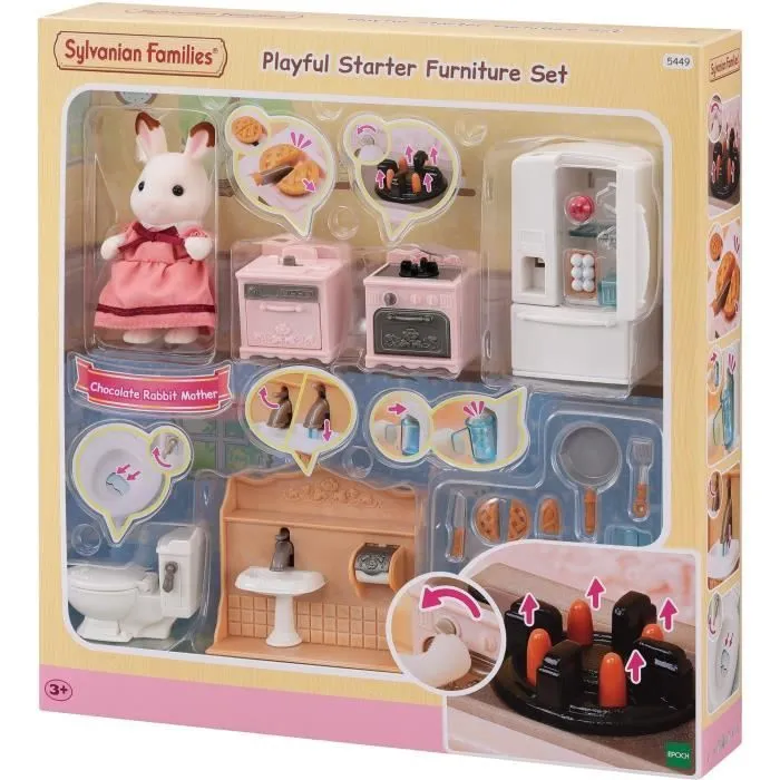 Set d'ameublement cosy cottage et maman - SYLVANIAN FAMILIES - 5449 - Mixte - A partir de 3 ans-2
